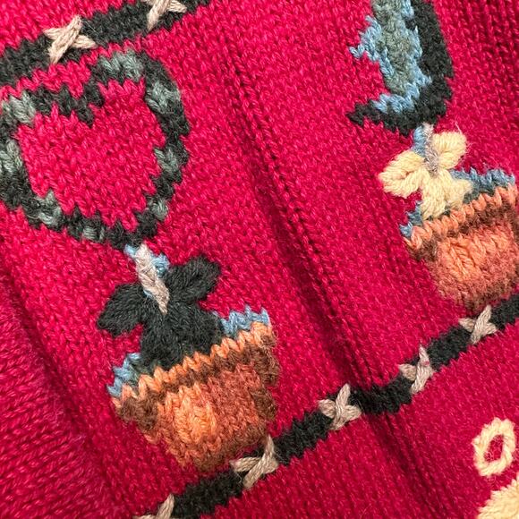 Vintage Y2K The Quacker Factory Ugly Christmas Sweater with Angels Size M - Picture 4 of 9